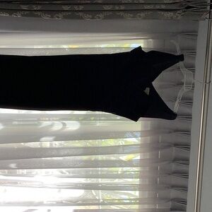 Black elegant dress.